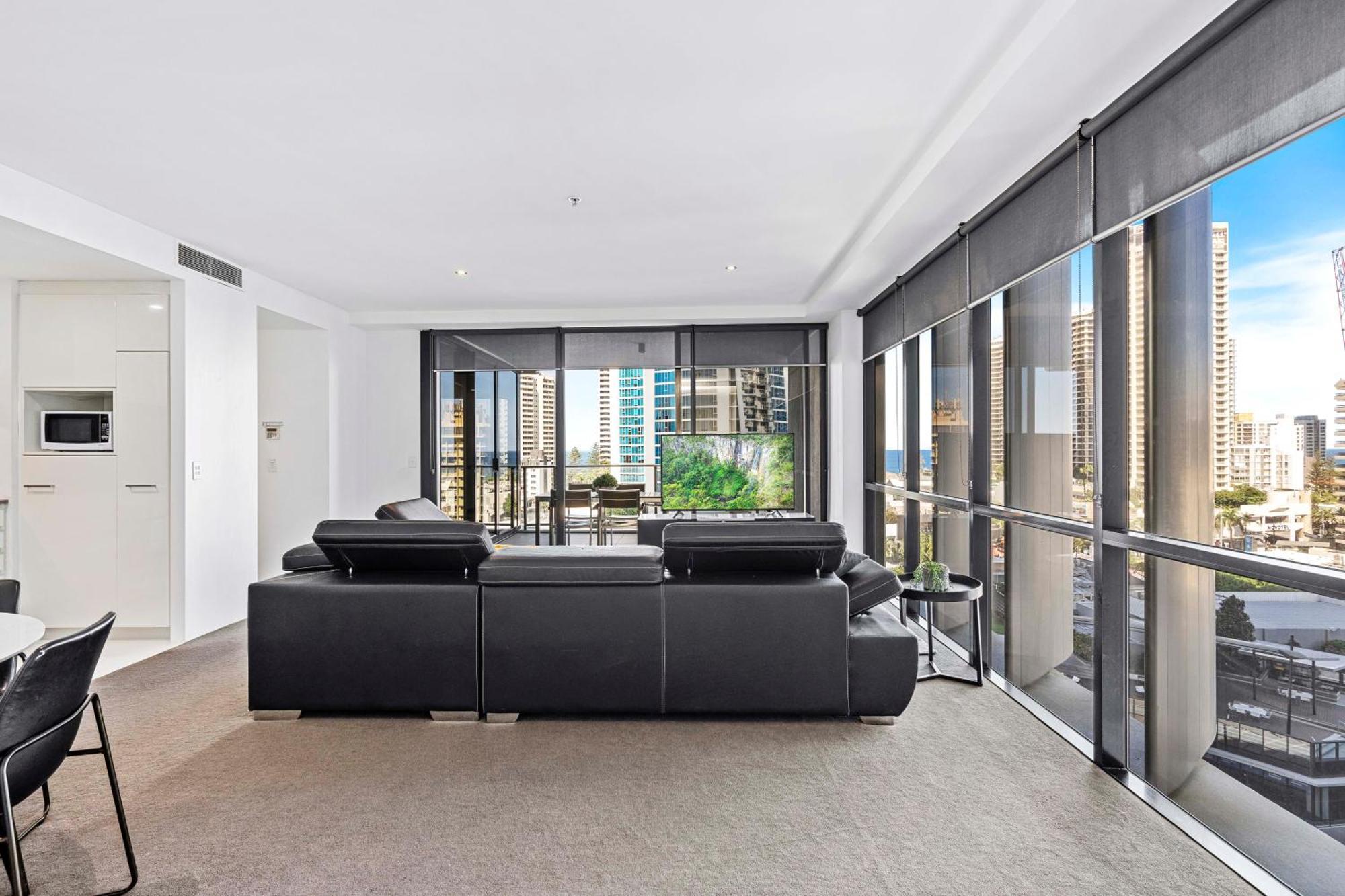 Ocean View Apartments With Balcony - Circle On Cavill - Central Location! - Self Contained & Privately Managed 黄金海岸 外观 照片
