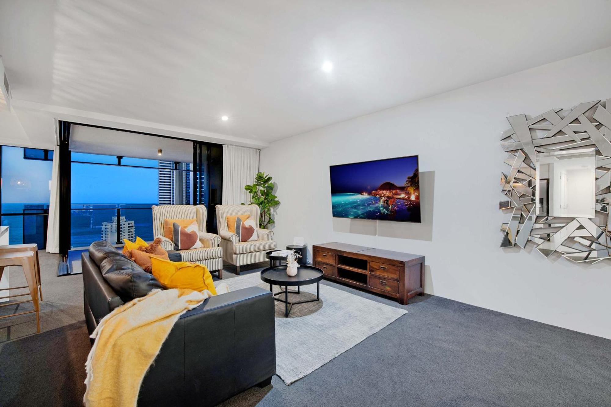 Ocean View Apartments With Balcony - Circle On Cavill - Central Location! - Self Contained & Privately Managed 黄金海岸 外观 照片